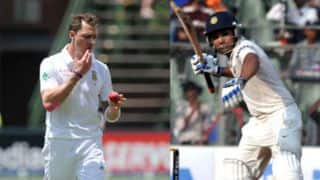 Dale Steyn, Rohit Sharma involved in war of words; India 104/5 against South Africa on Day 5